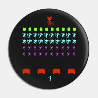 Alien invaders Pin