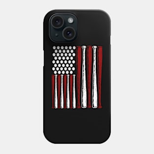 Baseball US Flag Phone Case