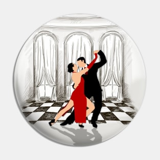 Elegant Ballroom Dancing Pin