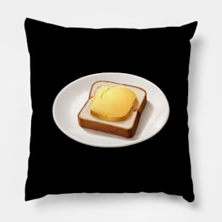 Butter Toast Sandwich Bread Vintage Yummy Kawaii Coffee Retro Since Pillow