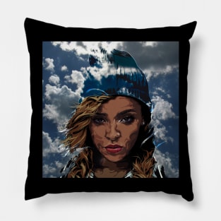 girl hat Pillow