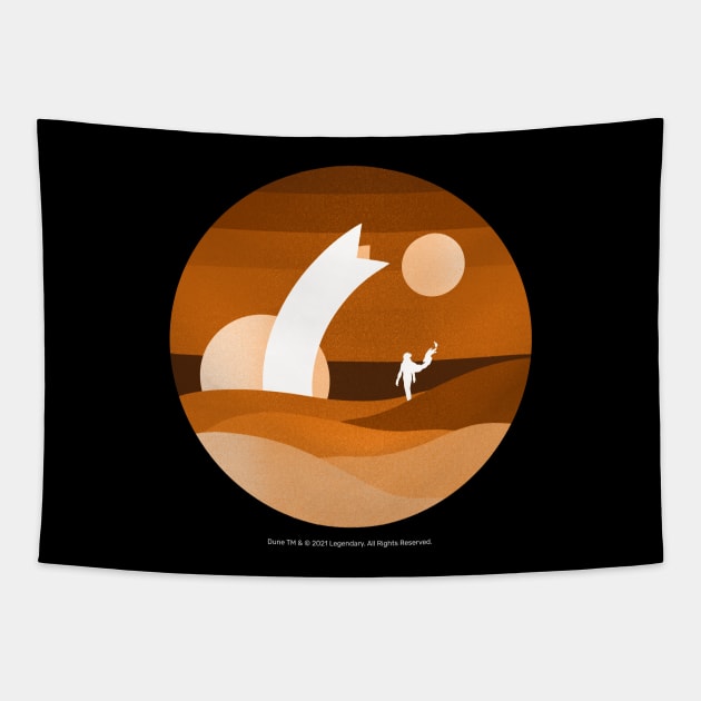 Minimalist Arrakis, Neutral Tapestry by Dream Artworks