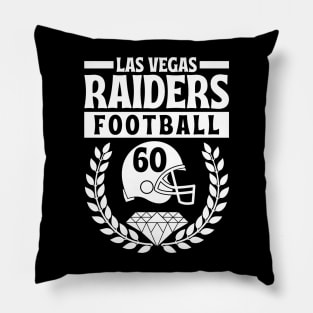 Las Vegas Raiders 60 Helmet American Football Pillow