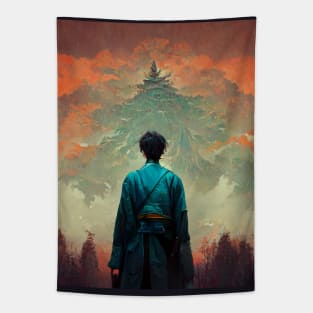 Mountain Sunrise Tapestry