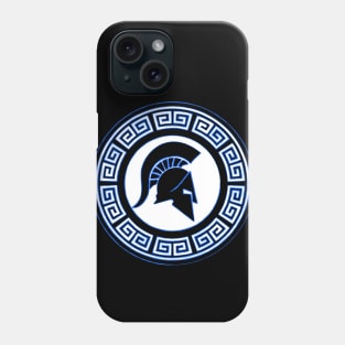 Spartan Helmet and Shield Phone Case