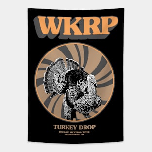 Turkey Drop WKRP Tapestry