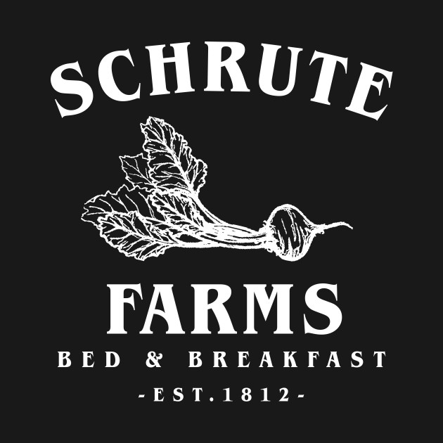 Disover Schrute Farms est 1812 - Schrute Farms - T-Shirt