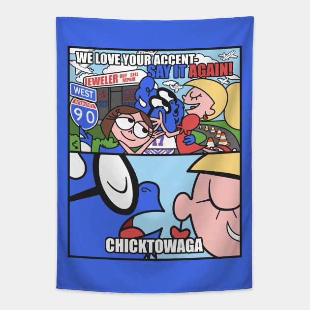 Chicktowaga Tapestry by Carl Cordes