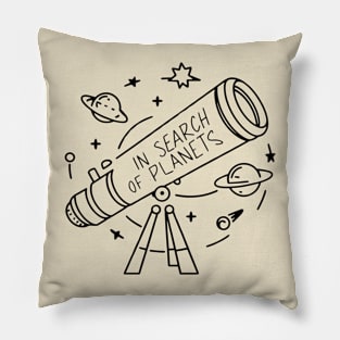 In search of planets, astronomy lover Pillow