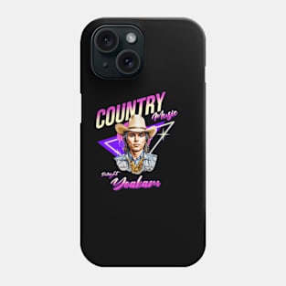 dwight yoakam //retro vector neon Phone Case