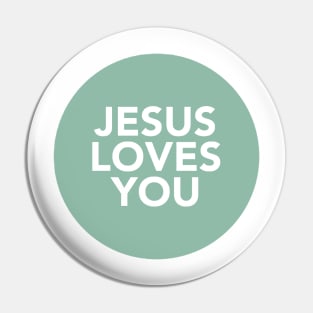 jesus loves you (forrest) Pin