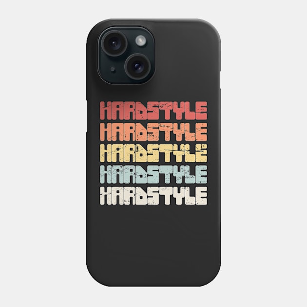 Retro Vintage HARDSTYLE Music Phone Case by MeatMan