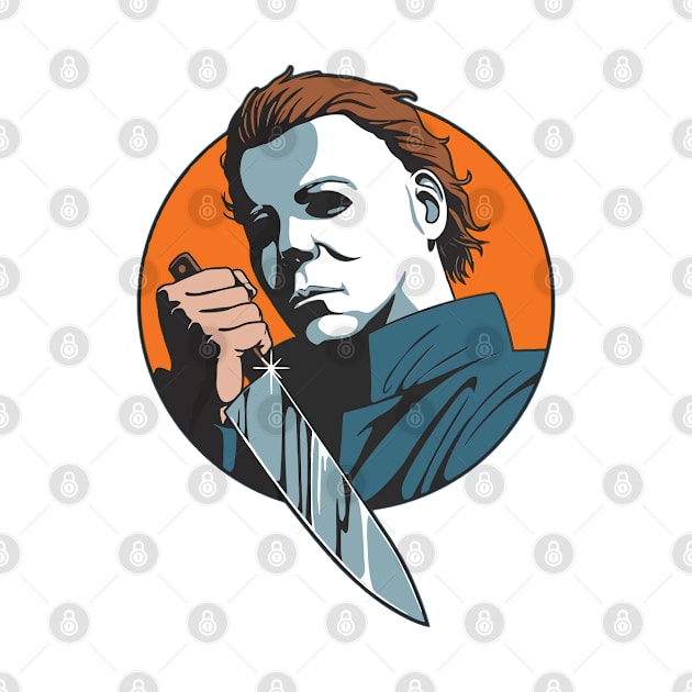 Halloween Slasher Dude by old_school_designs