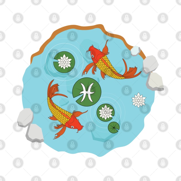 Pisces On A Pond by thebuniverse