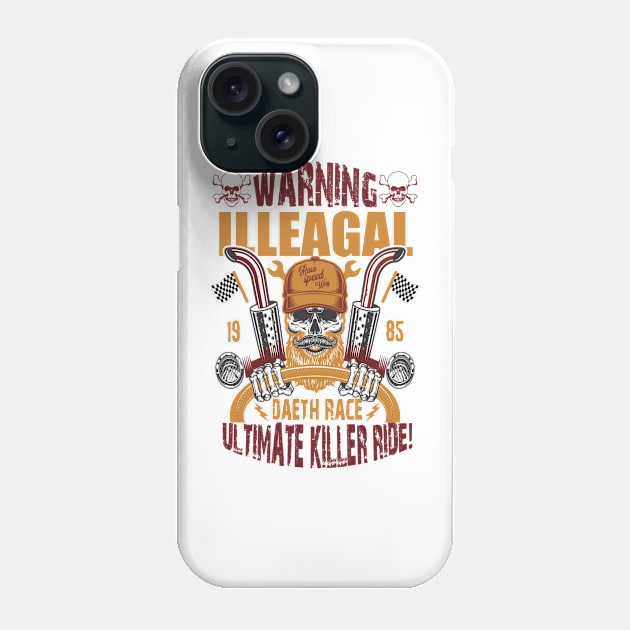 Death race Phone Case by banothsonu