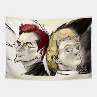 Crowley and Aziraphale Tapestry