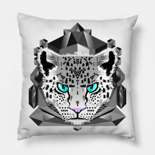 Snow Leopard Pillow