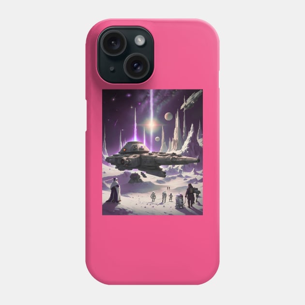 Purple Christmas Phone Case by Rogue Clone