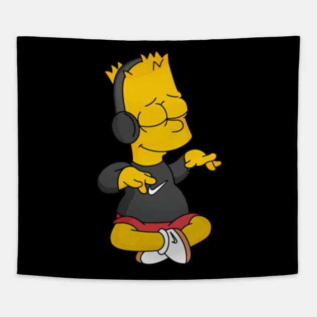 photo Lisa Simpson Listening To Music simpsons bart simpson listening to music
