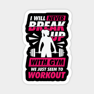 Bodybuilding Gym Fitness Workout Girl Gift Magnet