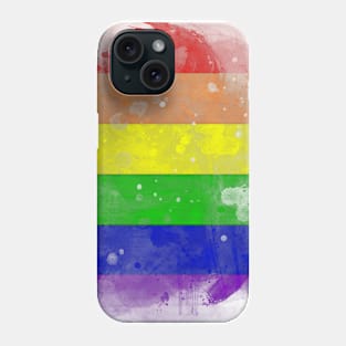 Watercolor Rainbow Flag Phone Case