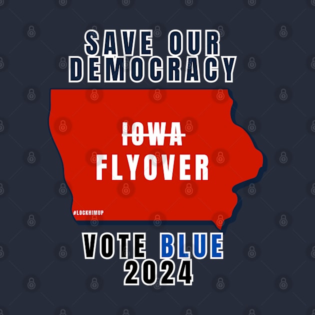 Save Our Democracy... Vote Blue 2024 by Doodle and Things