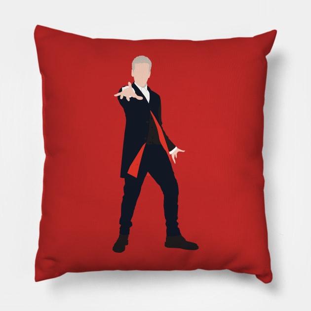 12th Doctor Who Pillow by Alice_Wieckowska