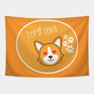 Corgi found his love Tapestry