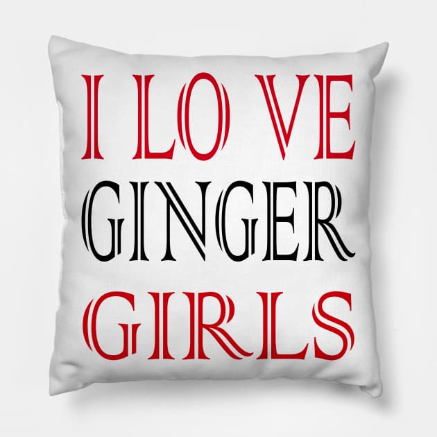 ginger girls Pillow by ARRIGO