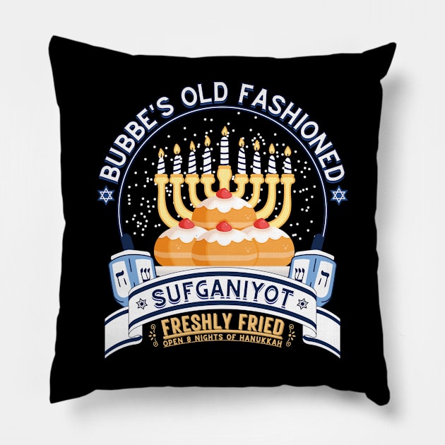 Bubbe's Sufganiyot Pillow by GiveMeThatPencil