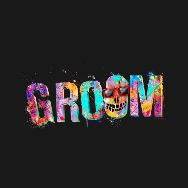 Groom Squad Groom Tee by Design by KC