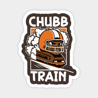 Nick Chubb Train Magnet