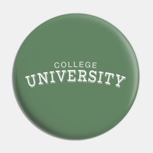 College University Pin