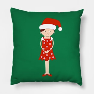 Christmas Special Elf Girl Digital Art | Christmas Special | illusima Pillow