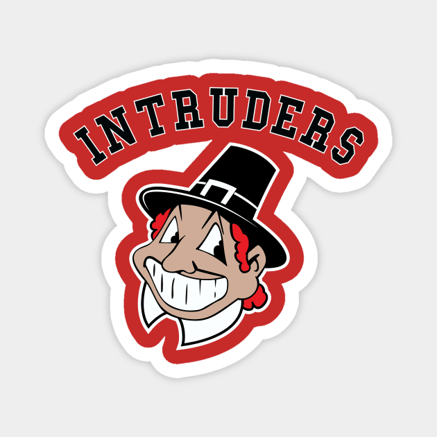 Pilgram Intruders Magnet by BlackActionTeesOnDemand