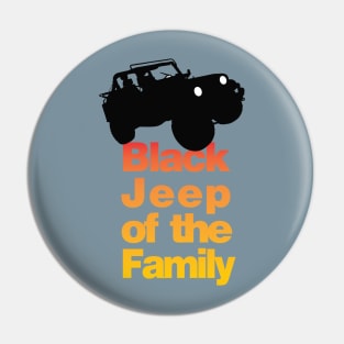 Black Jeep of the Family Pin