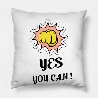 yes you can! Pillow