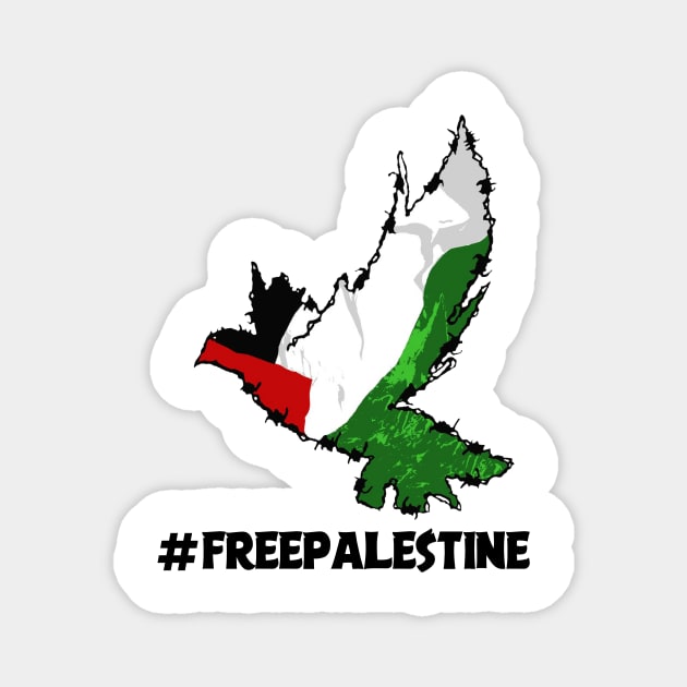 Free Palestine Magnet by AlexDesigner89