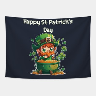 A Pot of Gold and Lots of Laughter: Happy St. Patrick's Day Tapestry