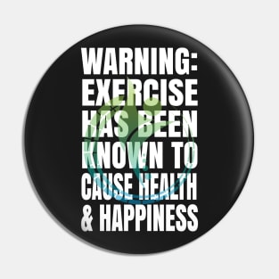 Health & Happiness Pin