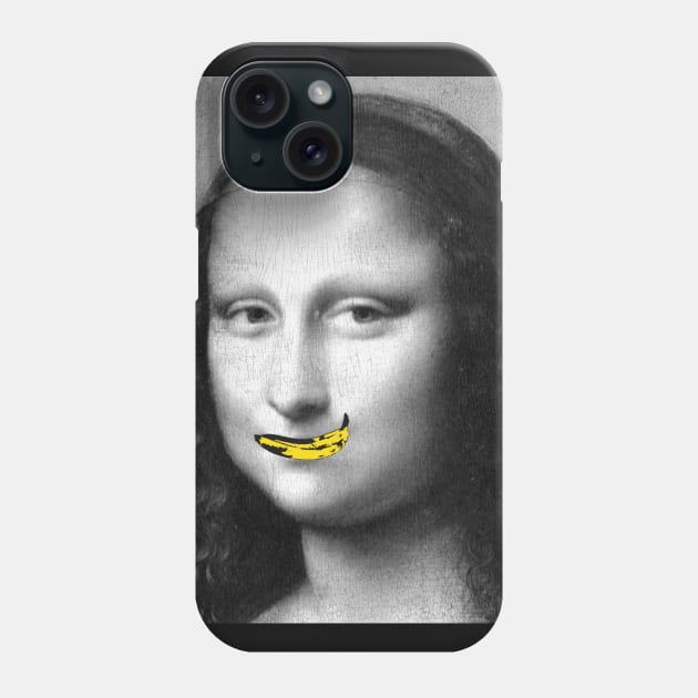 Mona lisa  underground Phone Case by PopGraphics