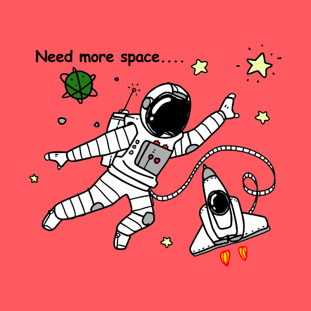 Astronauts Need More Space by Hogan