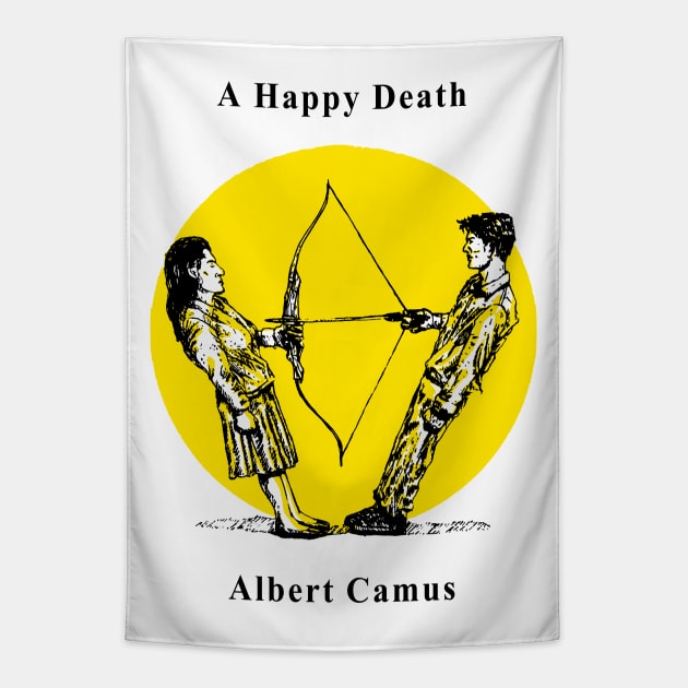 A Happy Death - Albert Camus Tapestry by riphan01