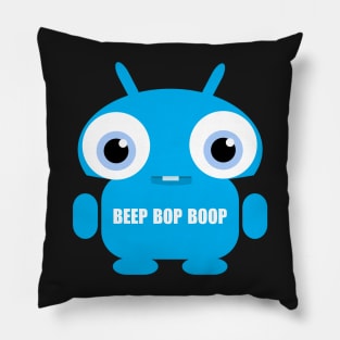 Beep Bop Boop Pillow