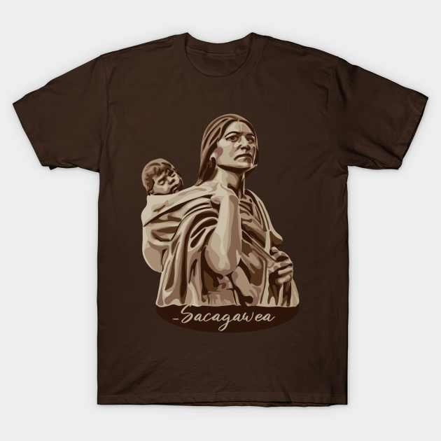 Discover Sacagawea Portrait - Sacagawea - T-Shirt