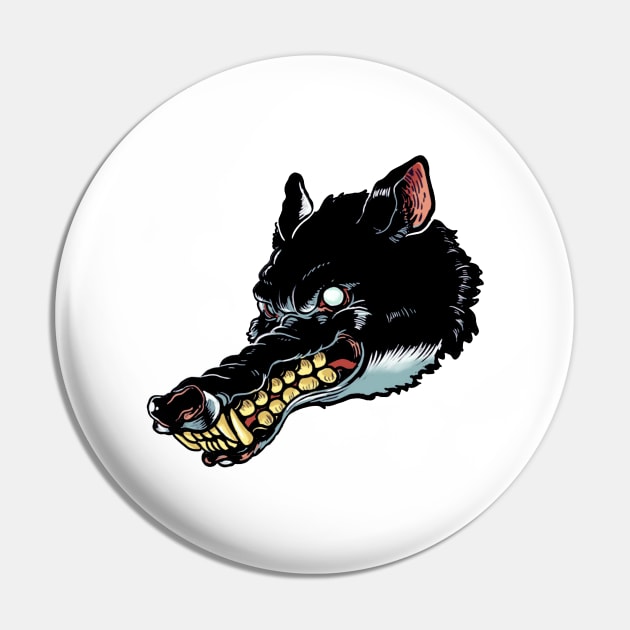 WOLF Pin by BadAz Collectibles