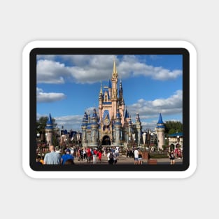 Disney World Castle 50th Anniversary 2 Magnet