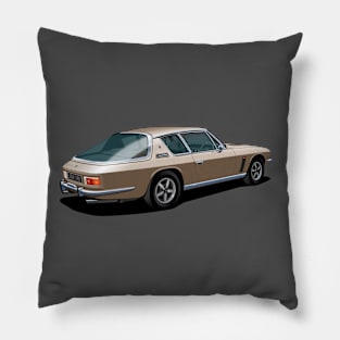 Jensen Interceptor III in bronze Pillow