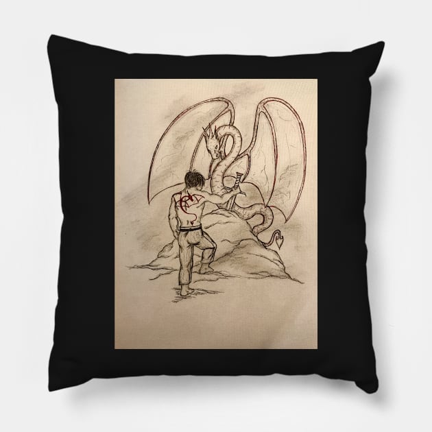 Pendragon Pillow by kaydee21