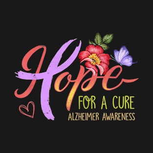 Cure alzheimer Awareness To Live Daisy Gift T-Shirt